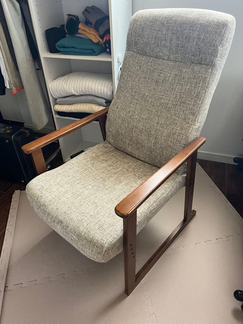 ニトリ　高座椅子　ブラウン