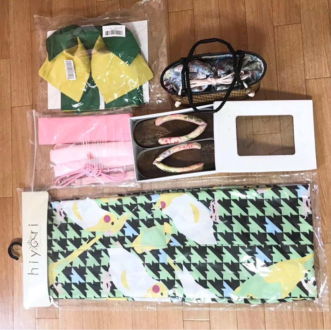 ♡美品♡ 浴衣5点セット hiyori 浴衣着物 浴衣女性用