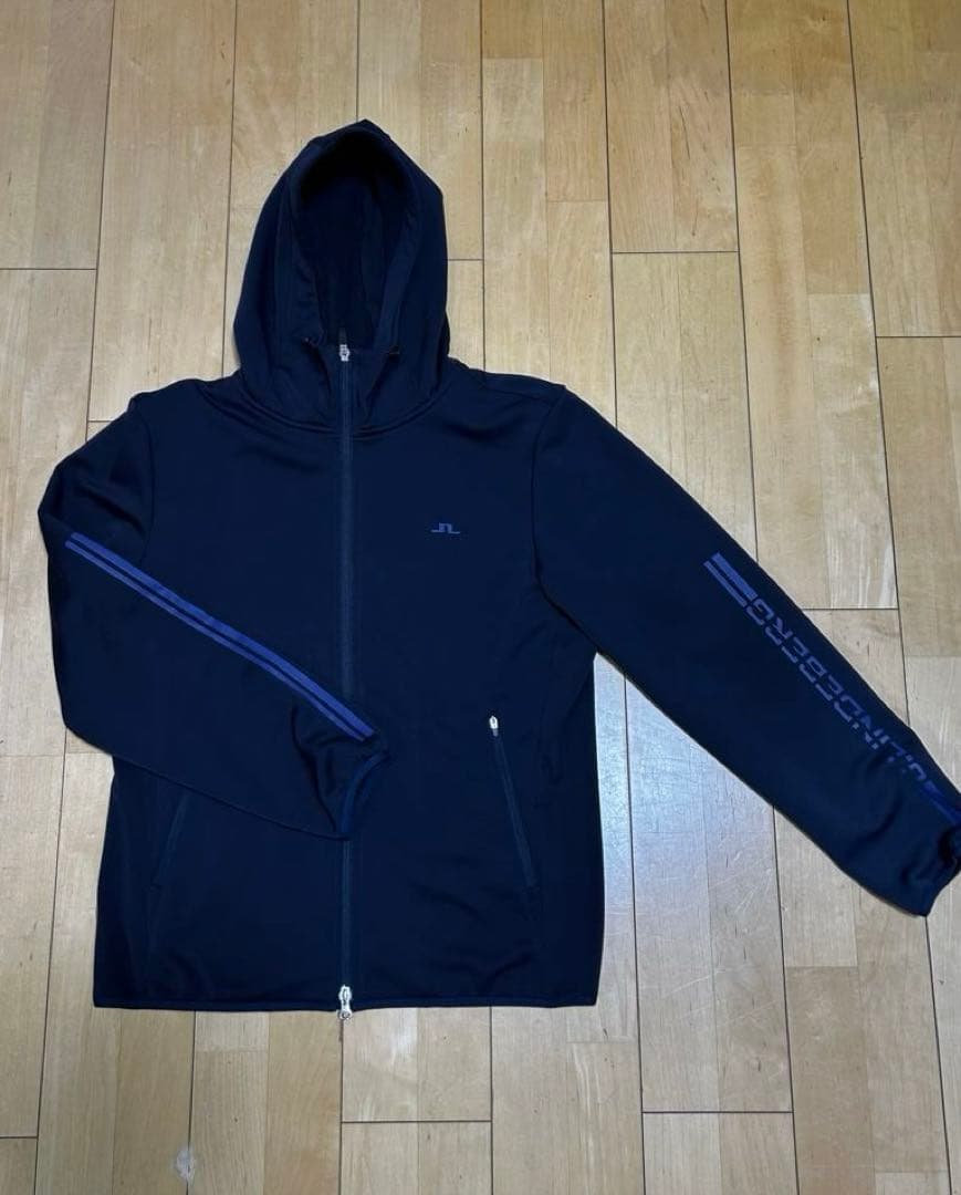 J.LINDEBERG 裏起毛 ジップパーカー ゴルフウェア メンズ XL