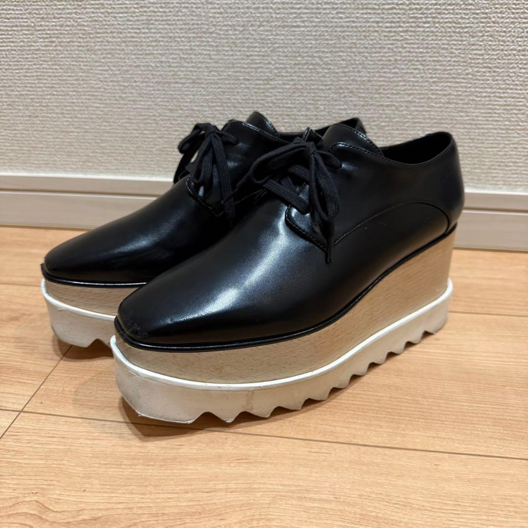 STELLA McCARTNEY エリス　プラットフォーム　37 ブラック