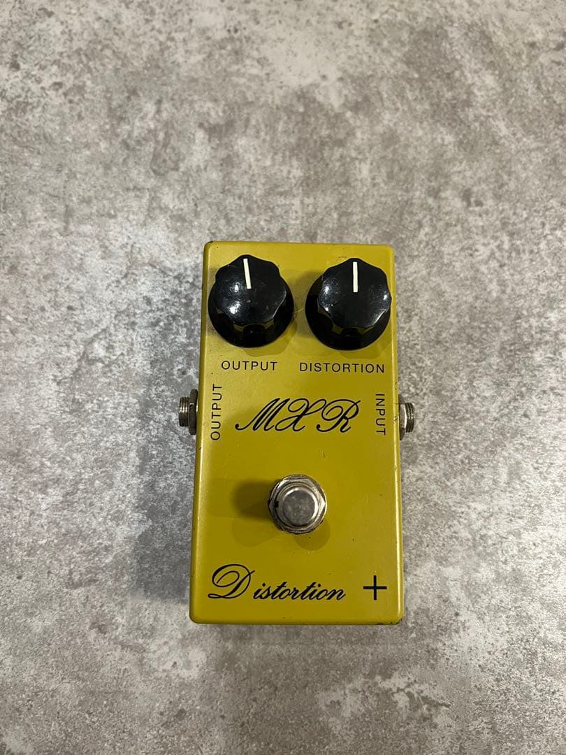 MXR Distortion+ ディストーションプラス　スクリプトロゴ