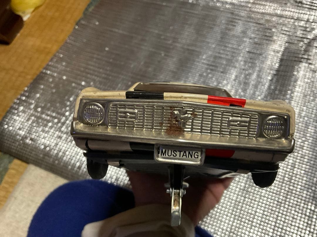 TAIYO社製／Mach1。MUSTANG。ブリキカー。【作動　凹みあり】。