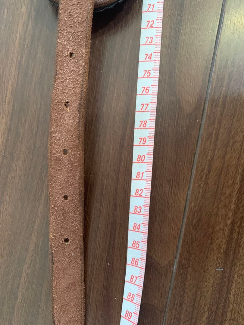 LGB コンチョ　メタリックシルバー　革　レア