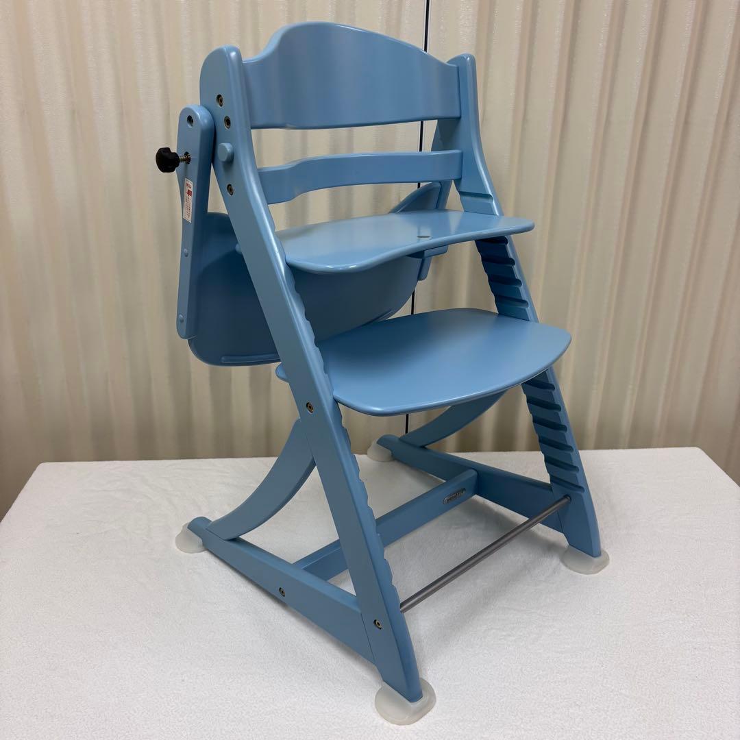 除菌清掃済　☆極美品☆　大和屋　すくすくチェアイーエヌ　ブルー