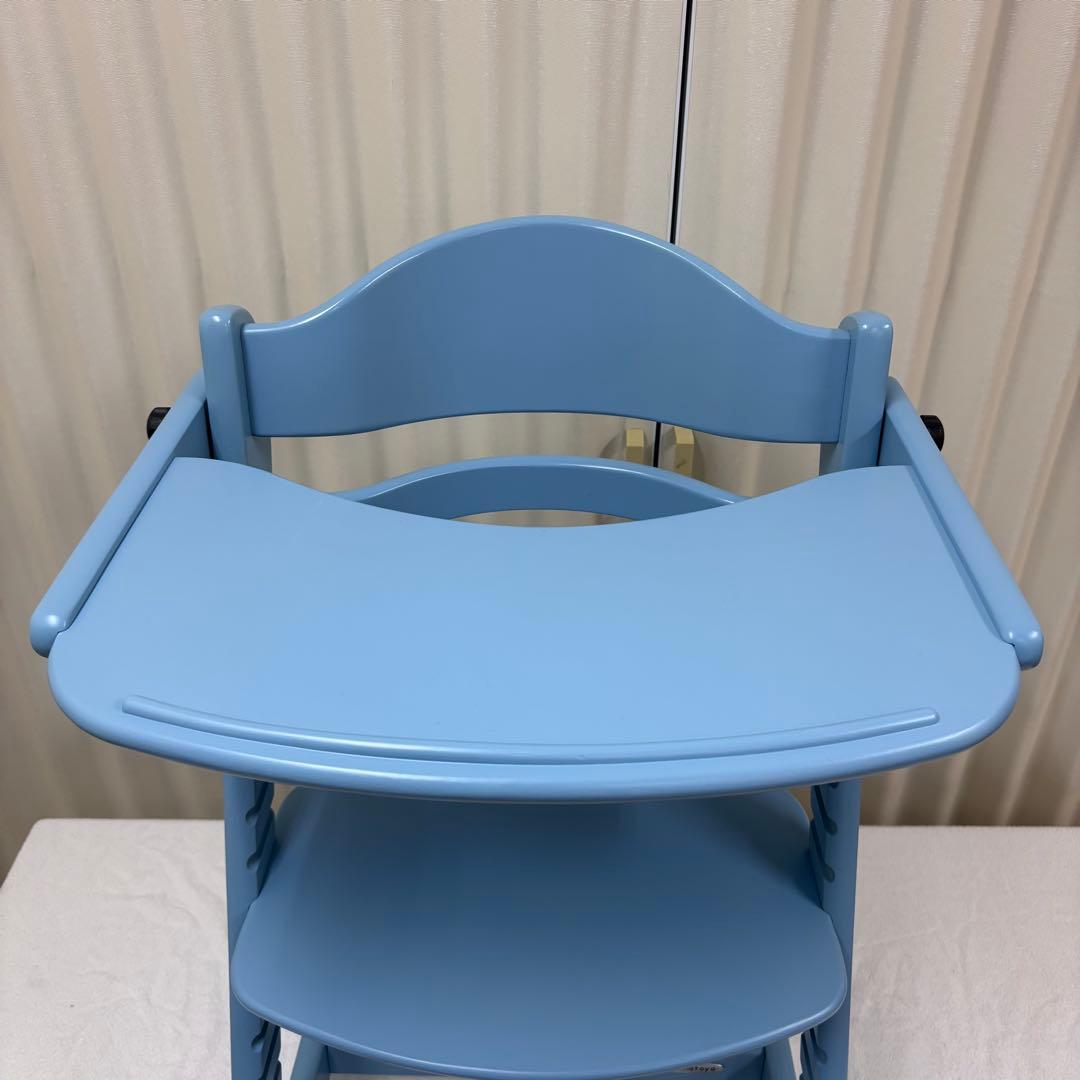 除菌清掃済　☆極美品☆　大和屋　すくすくチェアイーエヌ　ブルー