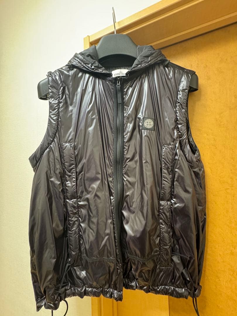 希少デザインStone  2way ダウンジャケット