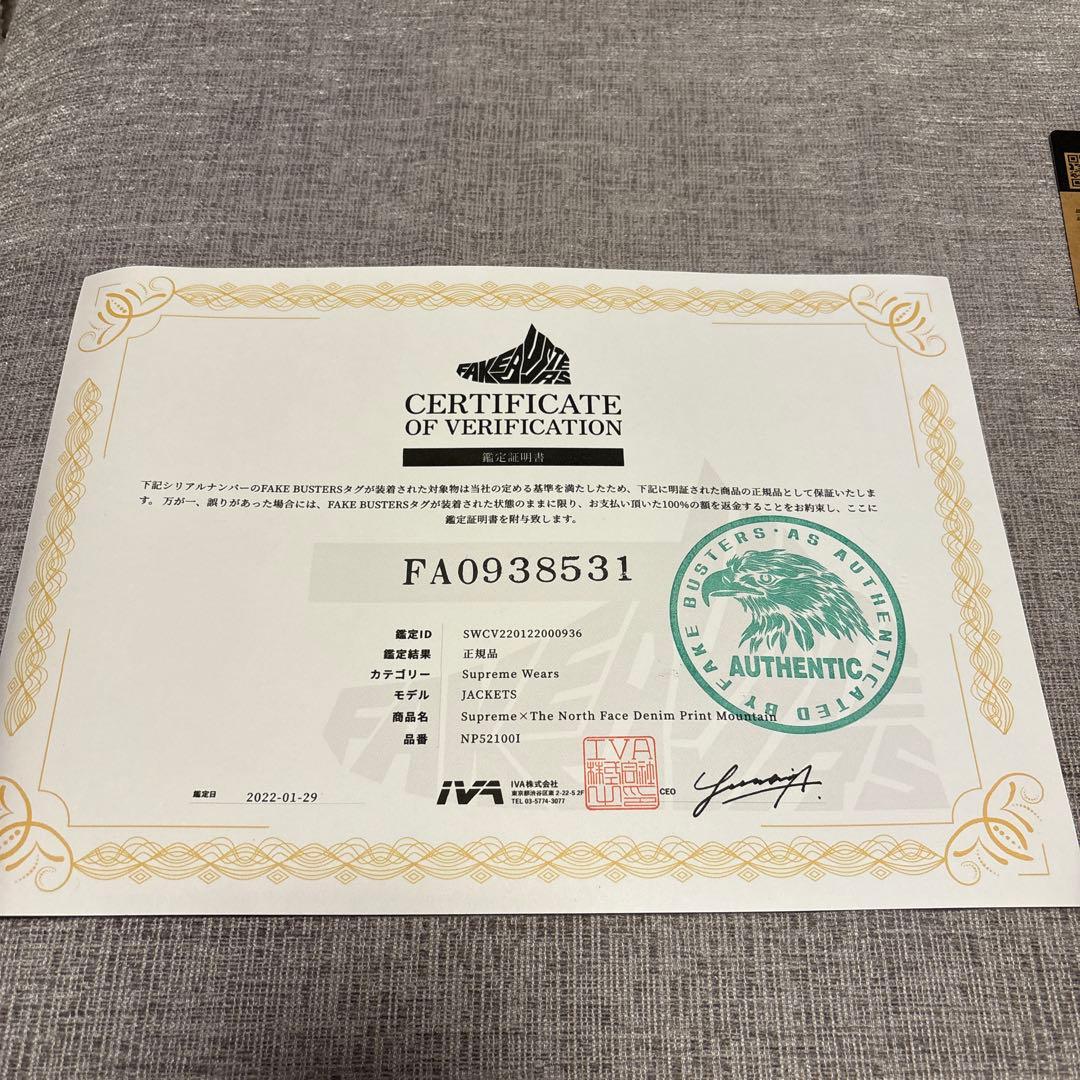 THE NORTH FACE Supreme マウンテンプリントジャケット