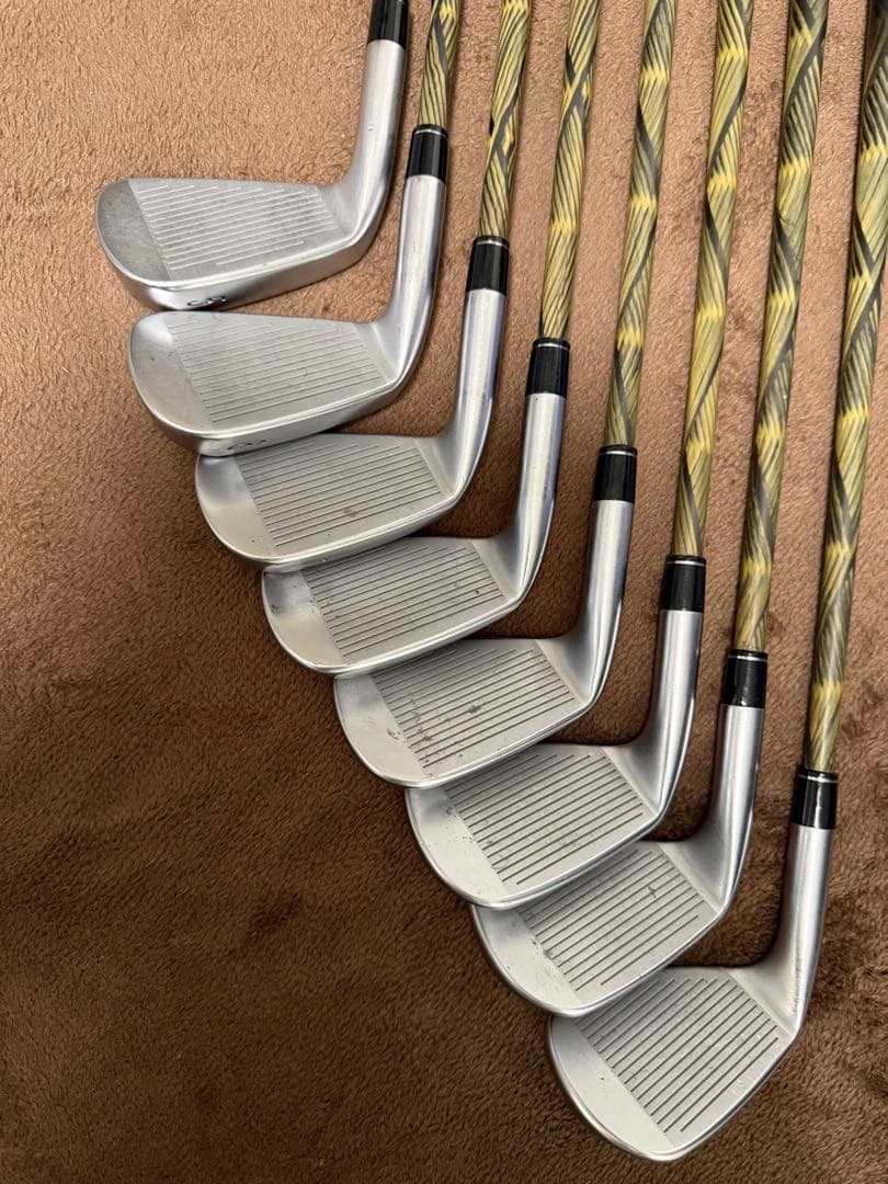 【超激レアスペック】 【イーデル】ワンレングスアイアン8本＋1本（全9本セット）