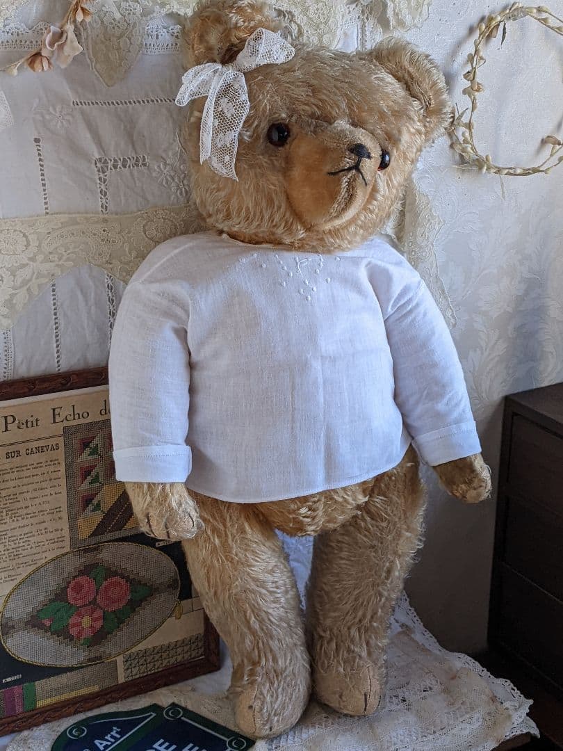 【w】アンティークベア　アンティークテディベア　ドイツ