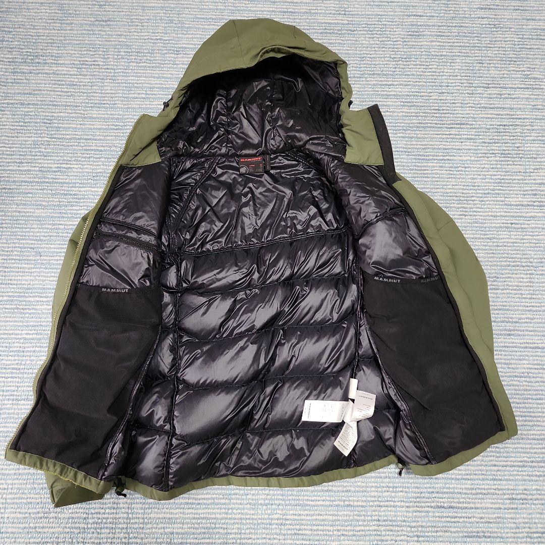 【美品】MAMMUT Rime Pro In Hybrid JKT グリーン L