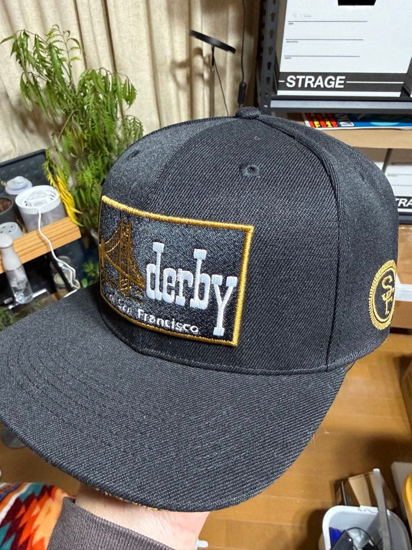 Derby of San Francisco ブラック⭐︎スナップバック⭐︎USA