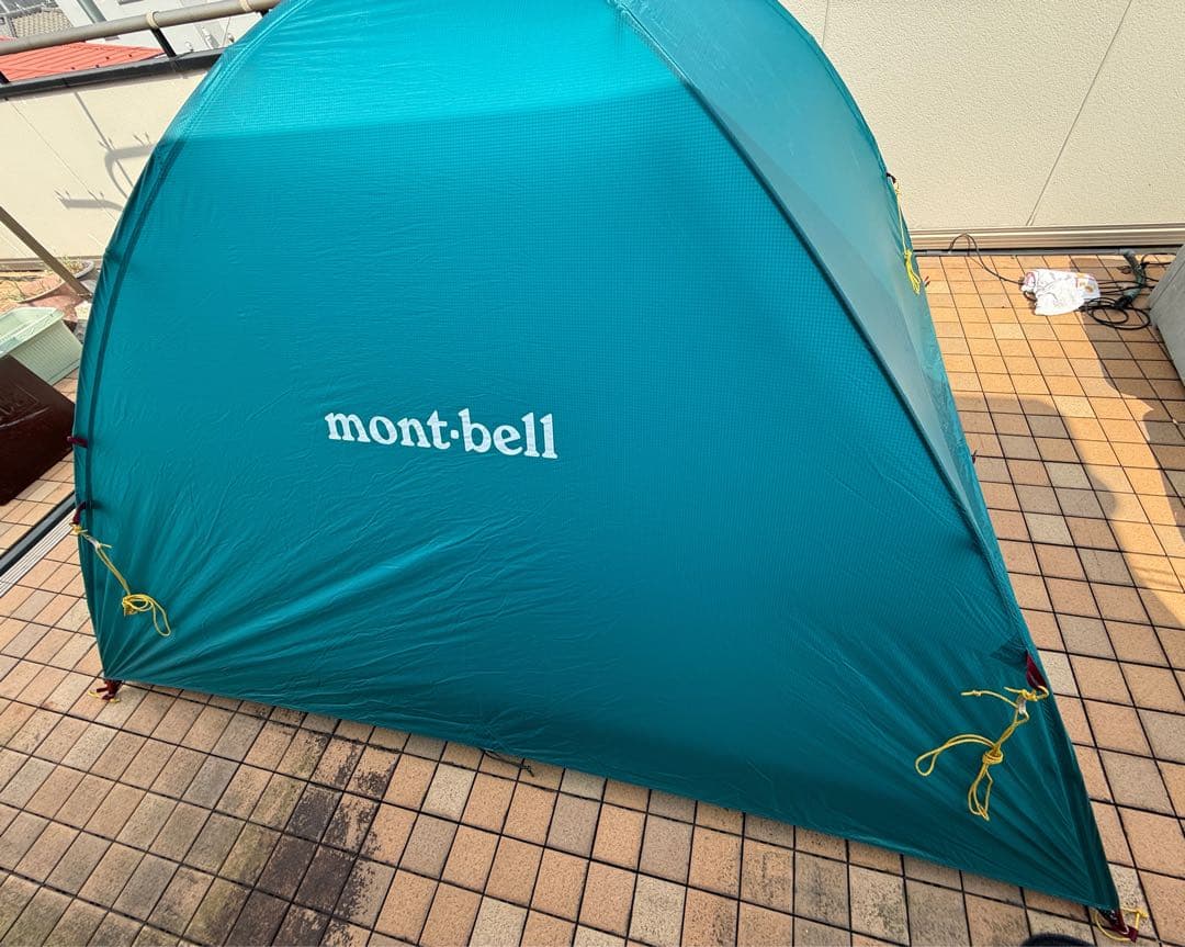 モンベルステラリッジ4テント、レインフライ、グランドシート