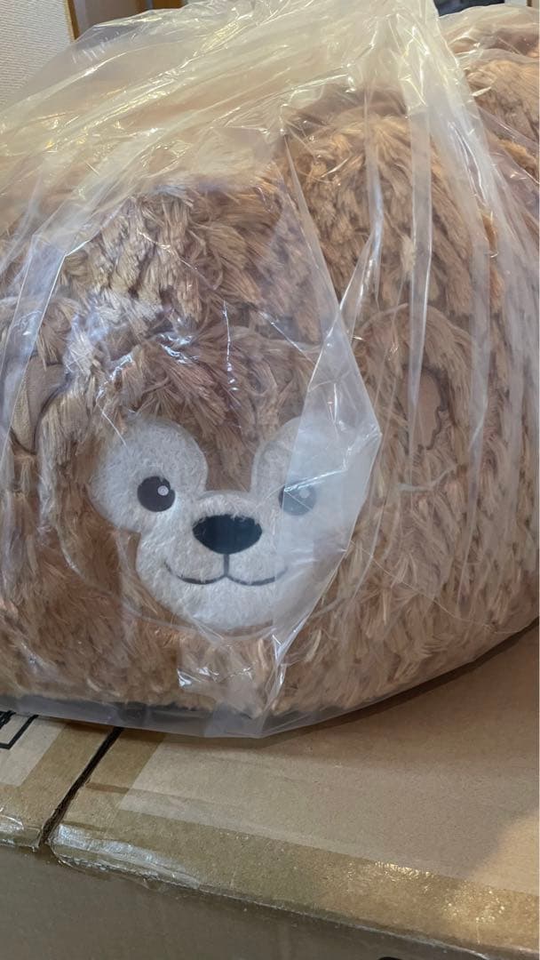 ディズニーシー35周年　ダッフィー ビーズクッション 新品未使用