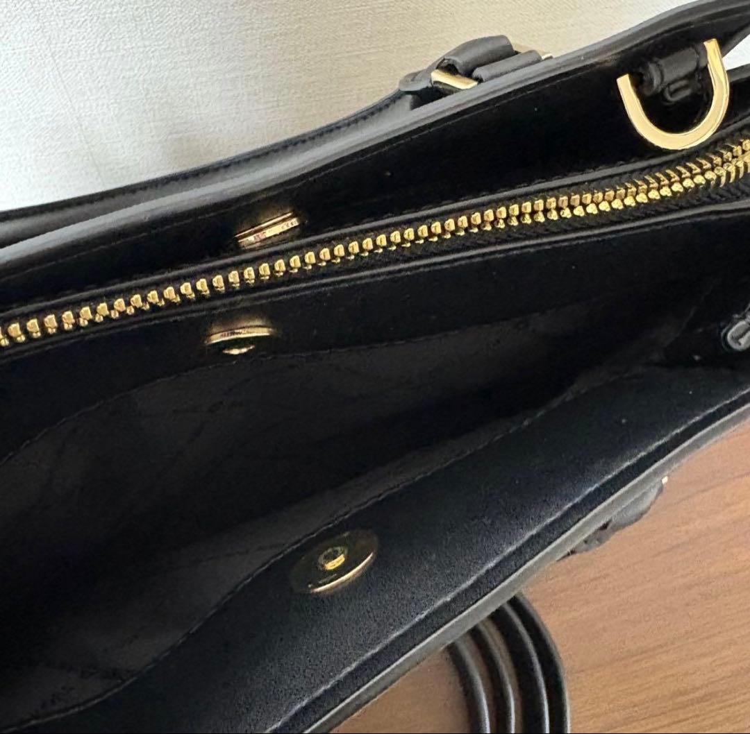 MICHAEL KORS 【マイケルコース】2way レザー　黒 ハンドバッグ