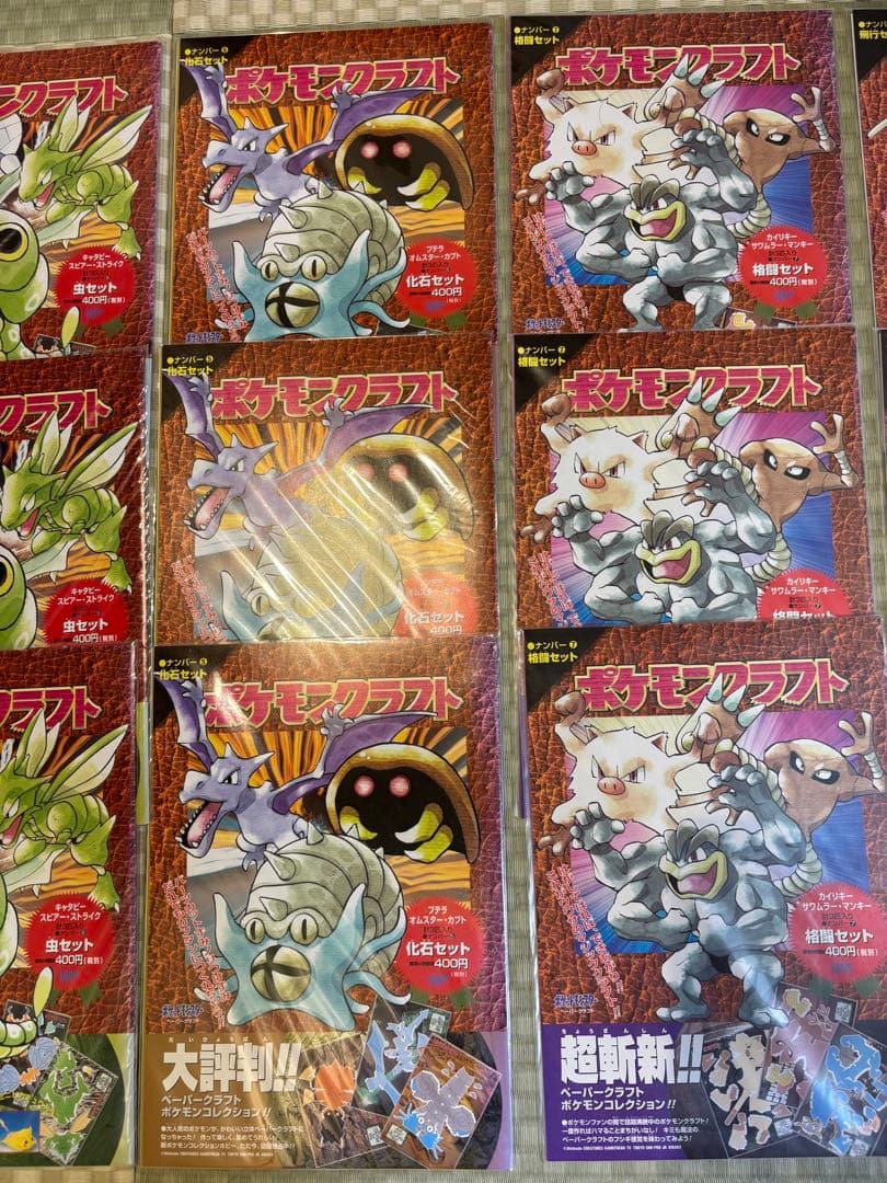 ポケモンクラフト 14冊セット エスパー　虫　化石　格闘　飛行　全て新品未開封