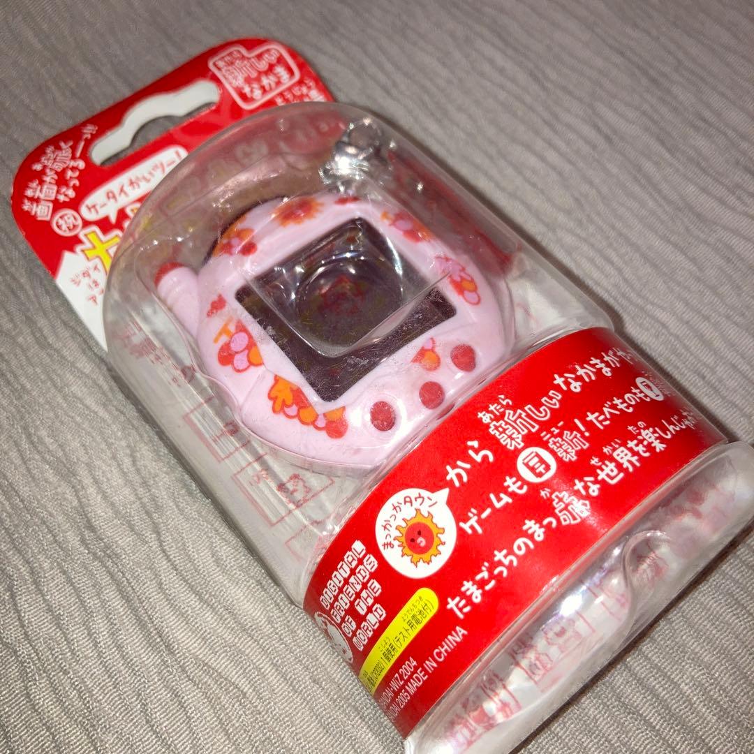 レア★未使用 ケータイかいツー! たまごっちプラス 赤いシリーズ うすいピンク