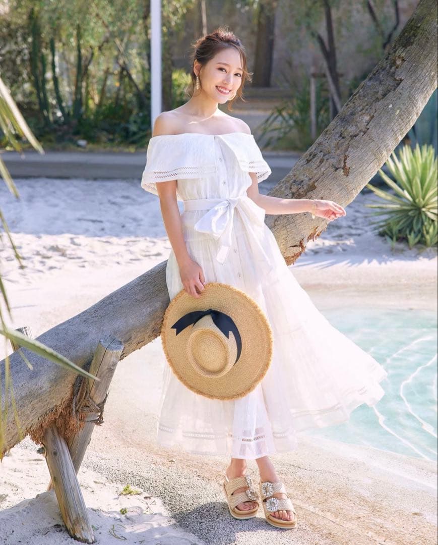 まる　chay collection by DIANA サンダル　ベージュ