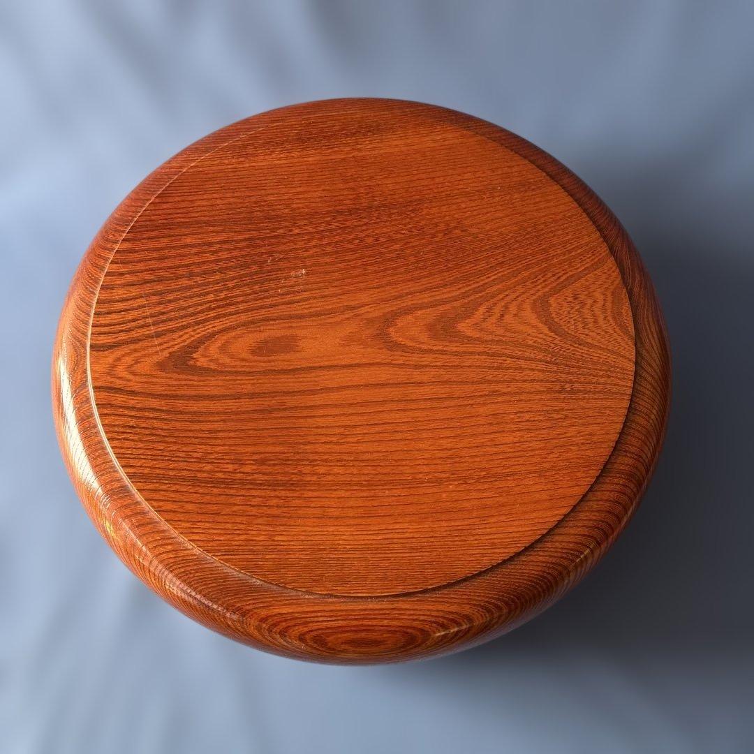 伝統工芸木目の美しい 欅(けやき)くり貫き 茶櫃