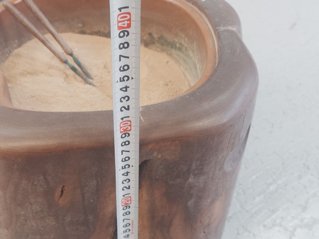 木製 心形 火鉢