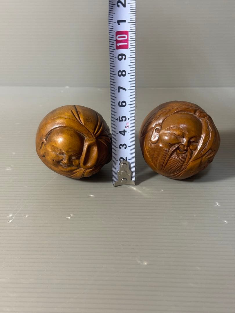 2535  『布袋　七福神』　置物　2客