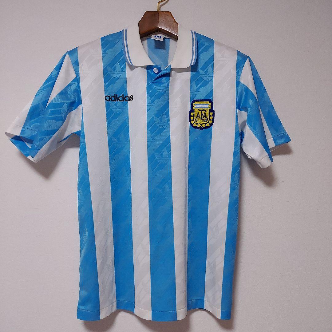 アルゼンチン代表ユニフォーム　日本製　古着　激レア希少　サイズO　デサント