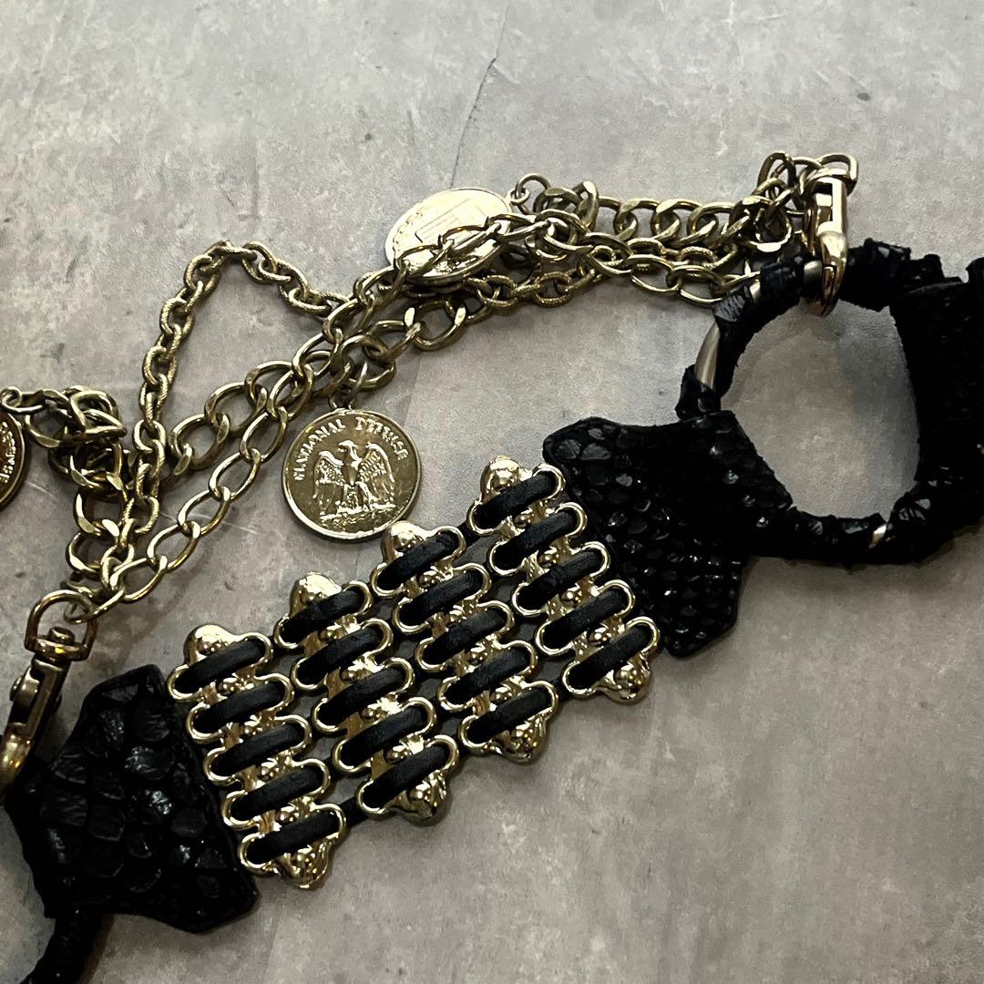 d.i.a クロスバックル　キラキラ　ベルト Y2K 00s 平成ギャル 渋谷