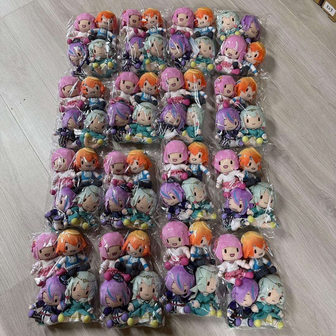 プロセカ ふわぷちミニぬいぐるみ ワンダーランズ×ショウタイム4種×16個