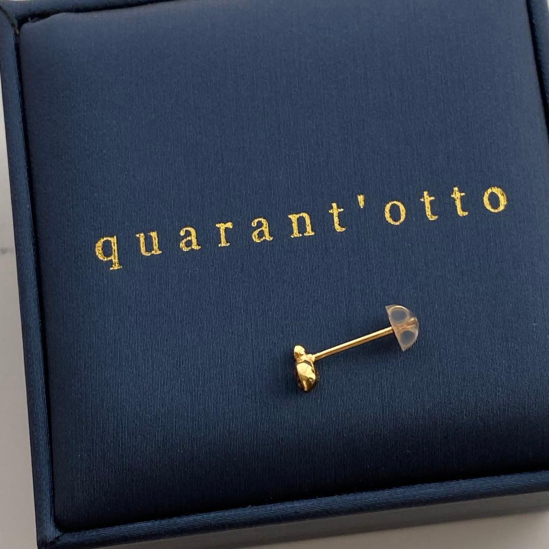 クアラントット　quarant’otto K18 ダイヤモンド　片耳　ピアス