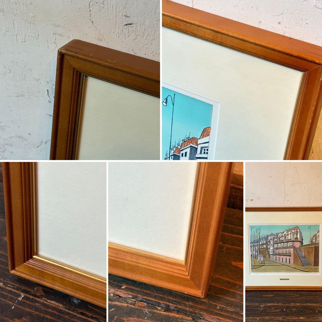 ⑧ 絵画 リトグラフ セット 渡辺定雄 他 直筆サイン入 インテリア 額縁