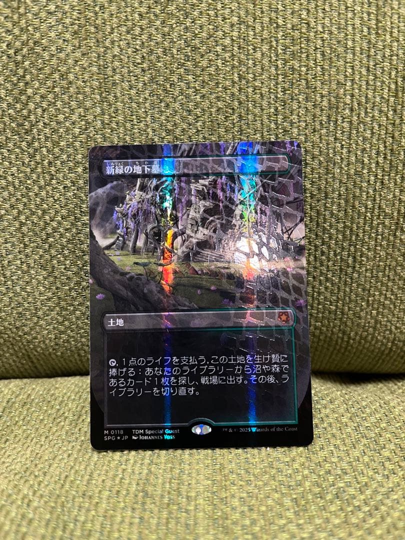 mtg 新緑の地下墓地　ドラゴンスケイルfoil スペシャルゲスト SPG