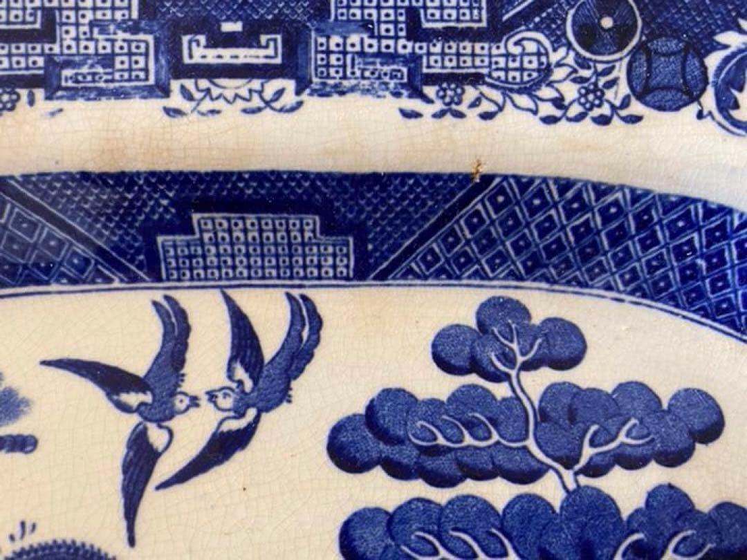 ウィロウパターン 大皿