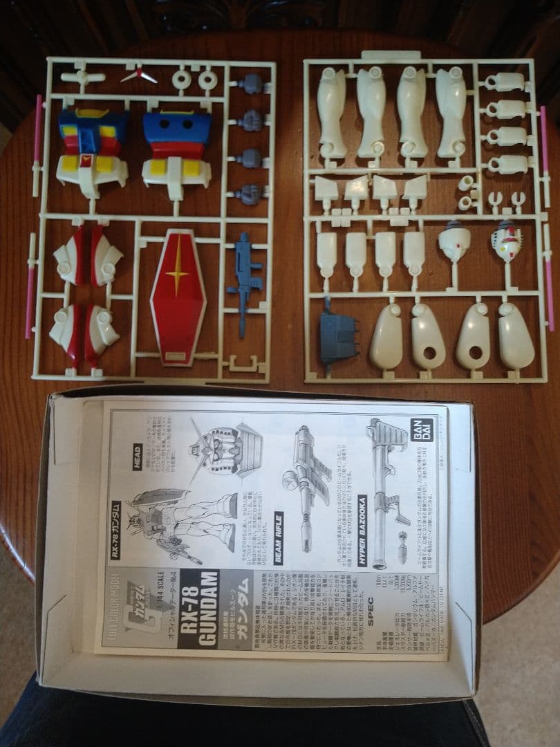 フルカラーモデルジム+10周年記念限定1/144RX−78ガンダムシリアル入り