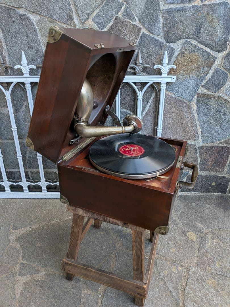 長*一様 アメリカ 1920-30年代製 Magna マグナ 上蓋裏 反響装置式