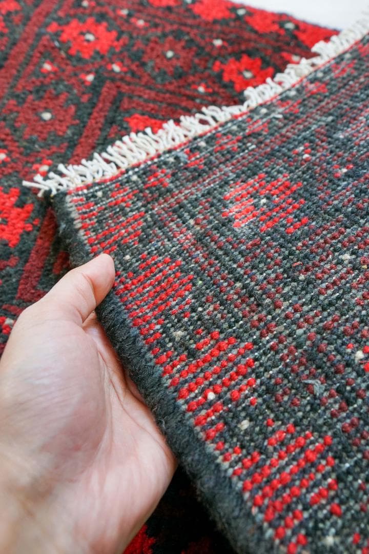 Chocotoypuトルクメン 手織り絨毯 トライバルラグ