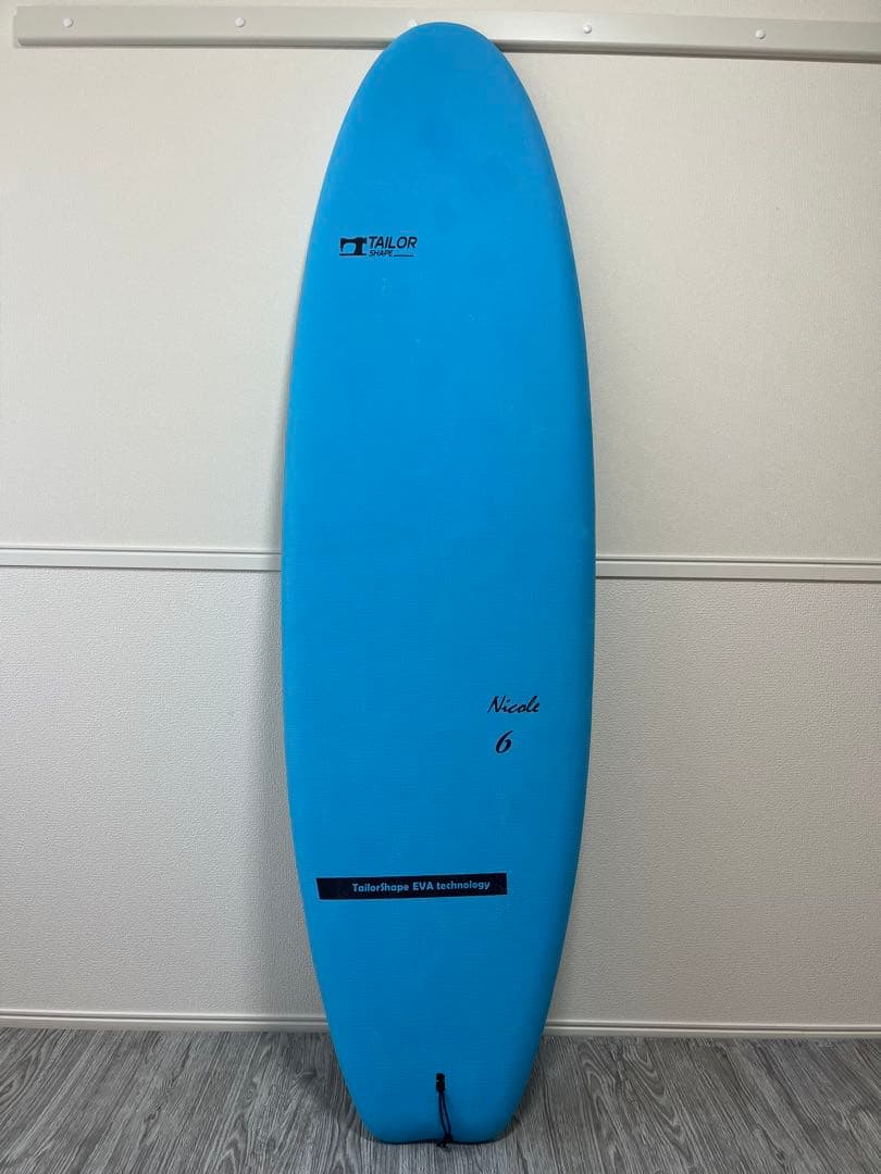 ソフトボード　TAILOR Nicole 6フィート　美品　フィン、リーシュ付