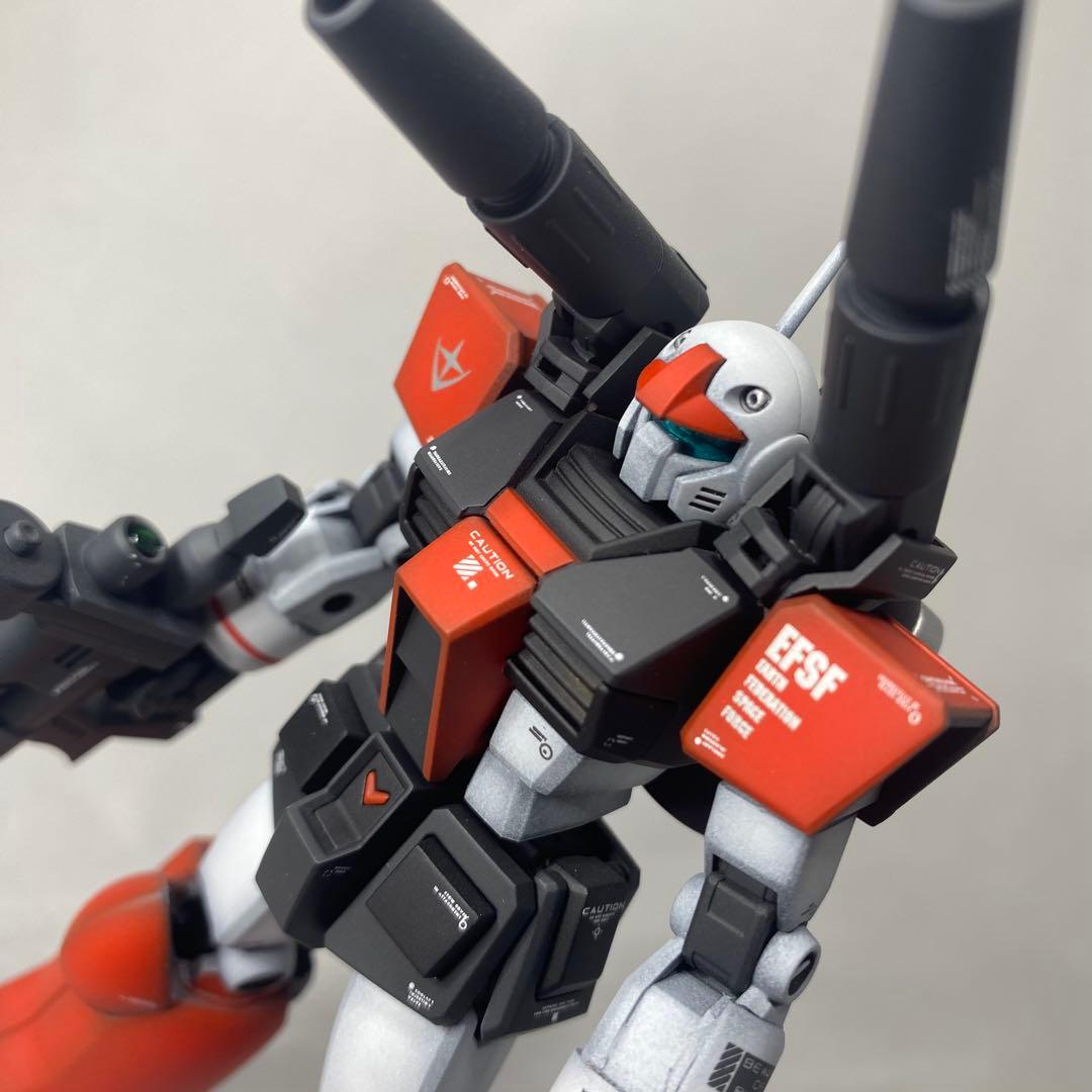 HG プロトタイプジムキャノン　全塗装　完成品　ガンプラ　塗装済