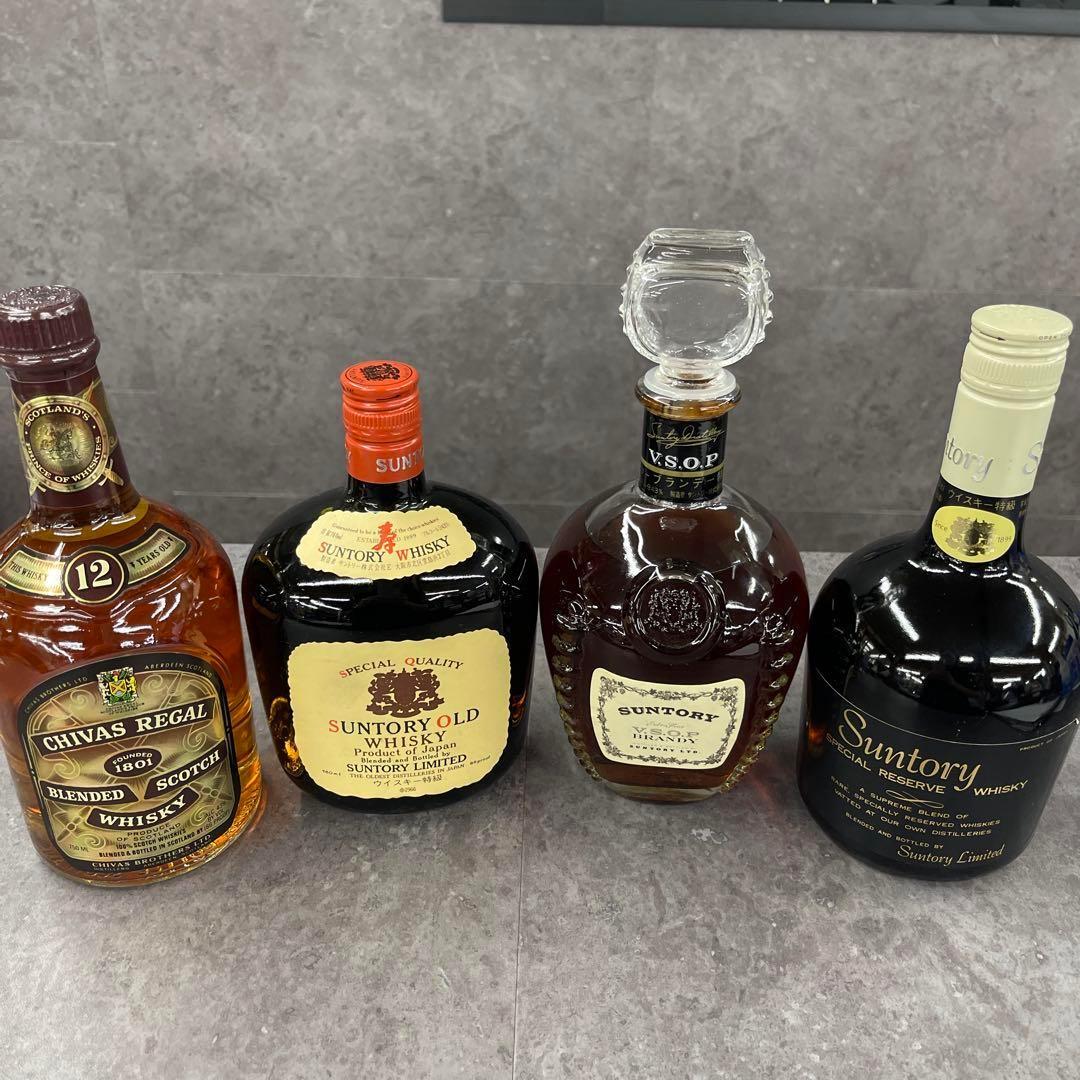 古酒　4本　サントリー　スペシャルリザーブ他　ウイスキー4本セット
