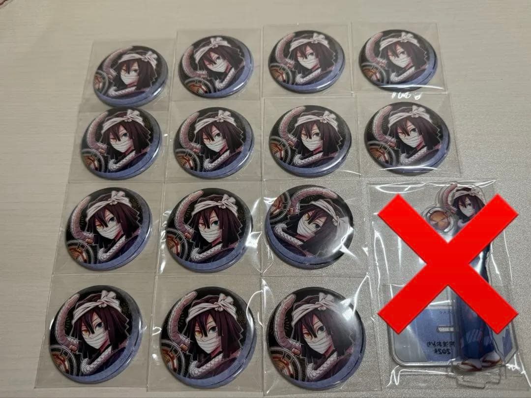 鬼滅の刃 ufotable 阿波踊り 缶バッジ アクリルスタンド 伊黒小芭内