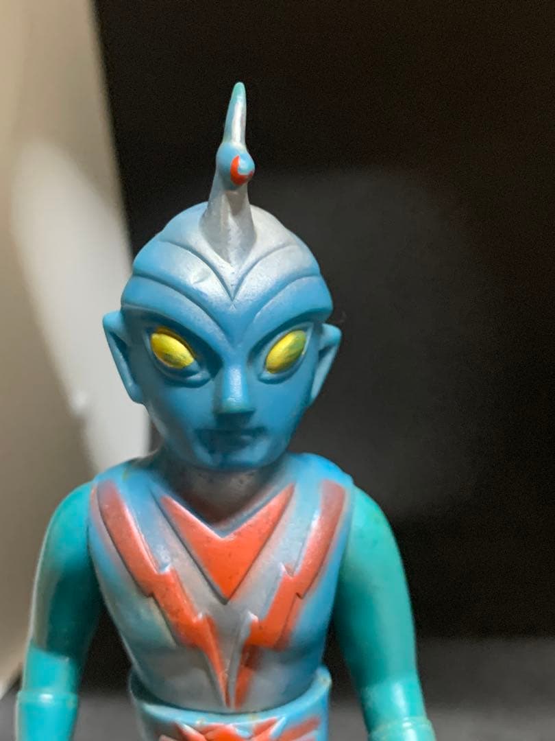 昭和レトロ　当時物　流星人間ゾーン　ソフビ　人形　ポピー