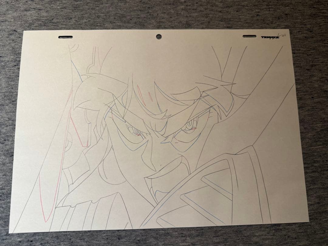 キルラキル 生動画 3枚セット 流子 皐月×2 原画