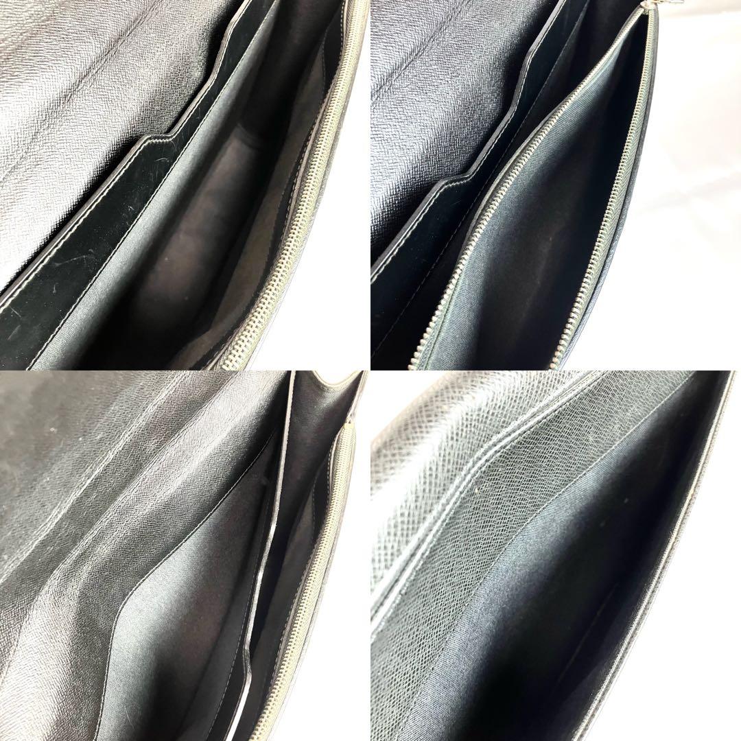 ルイヴィトン　タイガ　セルヴィエット　モスコバ　ブラック　A4 ブリーフケース