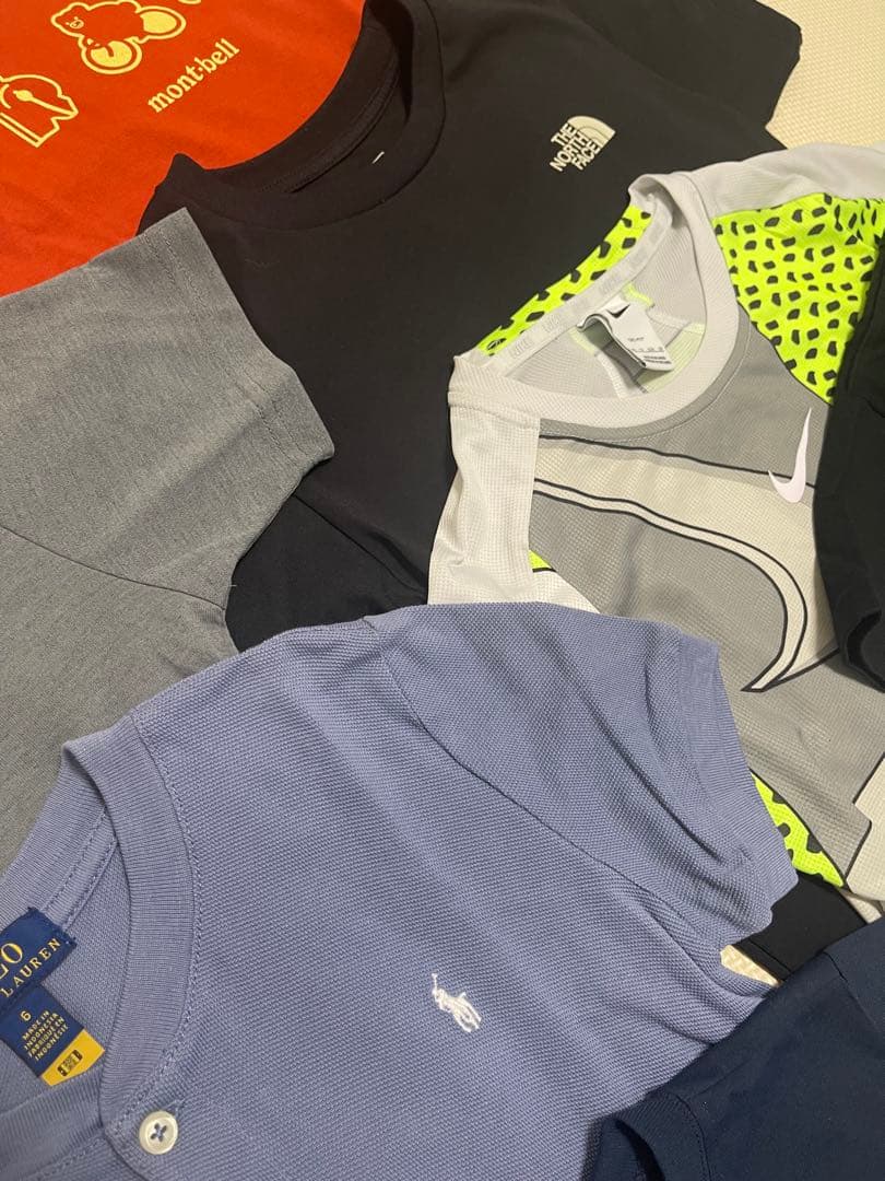 男の子　シャツ　おまとめ　130 ファミリア ノースフェイス　ラルフモンベル