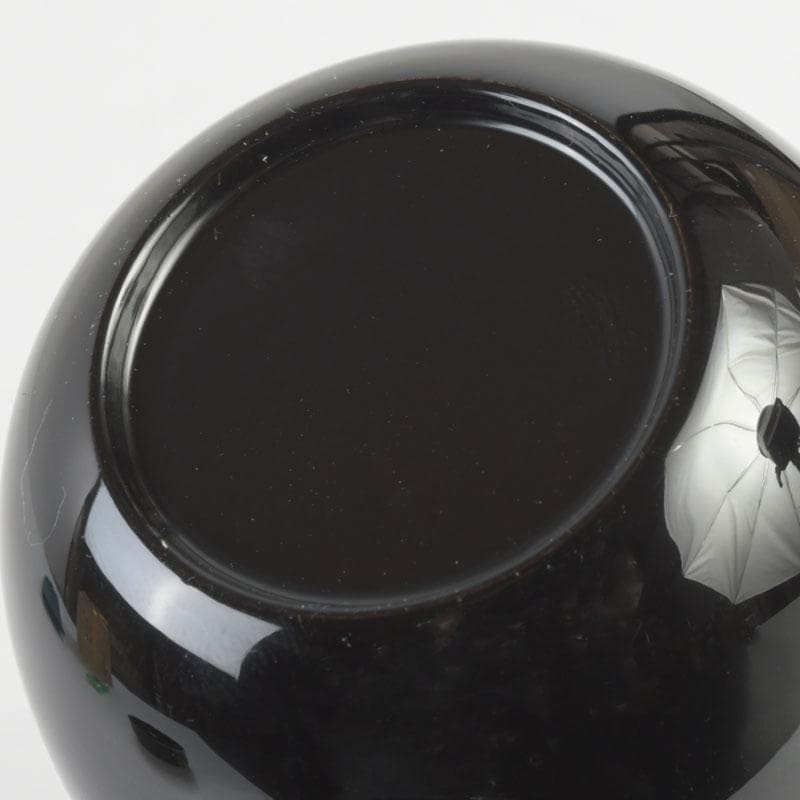 茶道具　加賀蒔絵師　岩倉利慶作　即中斎好写　誰袖蒔絵　中棗　共箱　V　9728