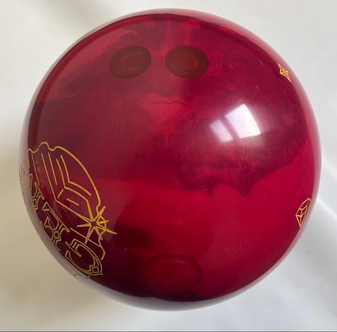 ジェムガーネット ロトグリップ　ボウリングボール 15.2ポンド プラグ済