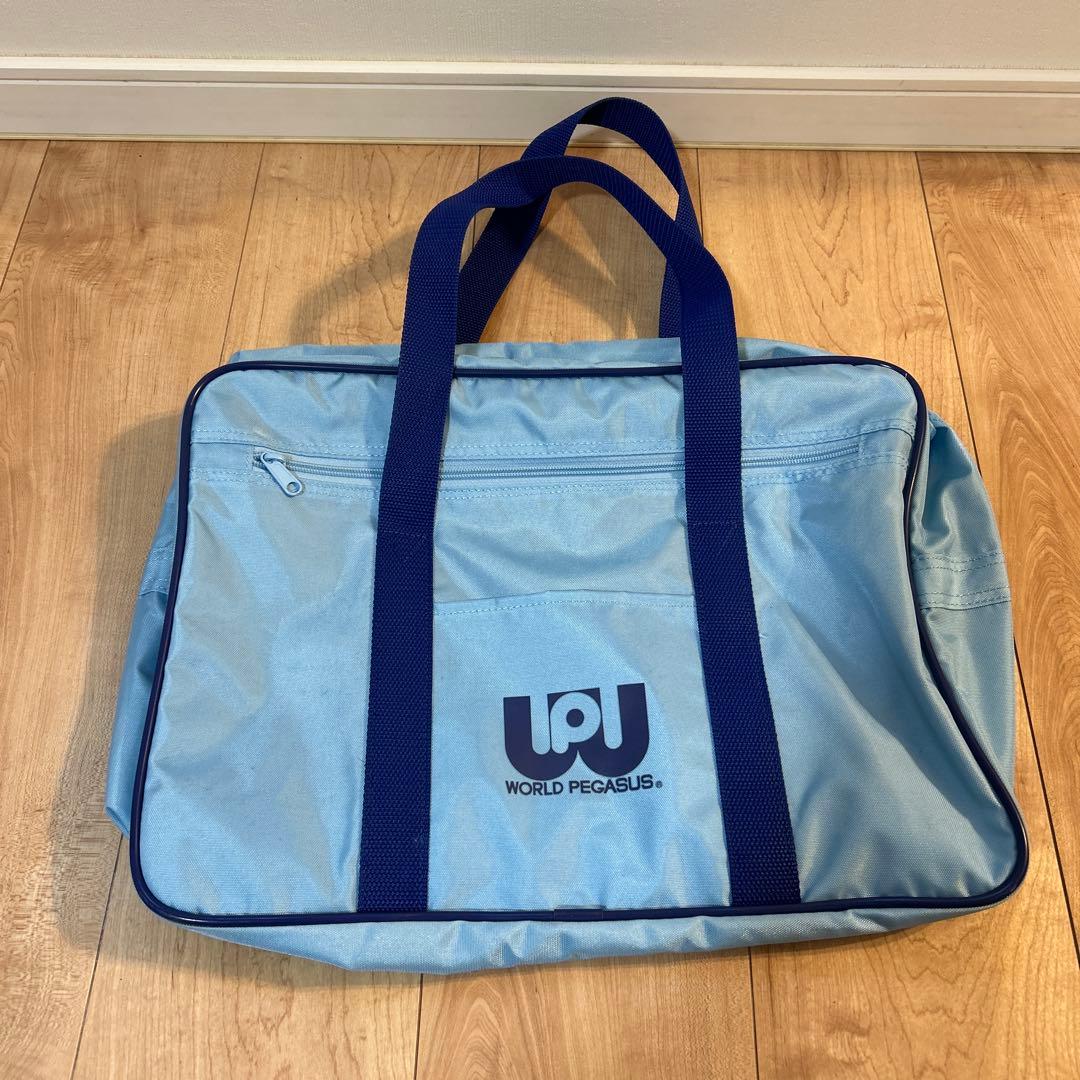 旧ワッペ　ワールドペガサス　一週間のみ使用　水色