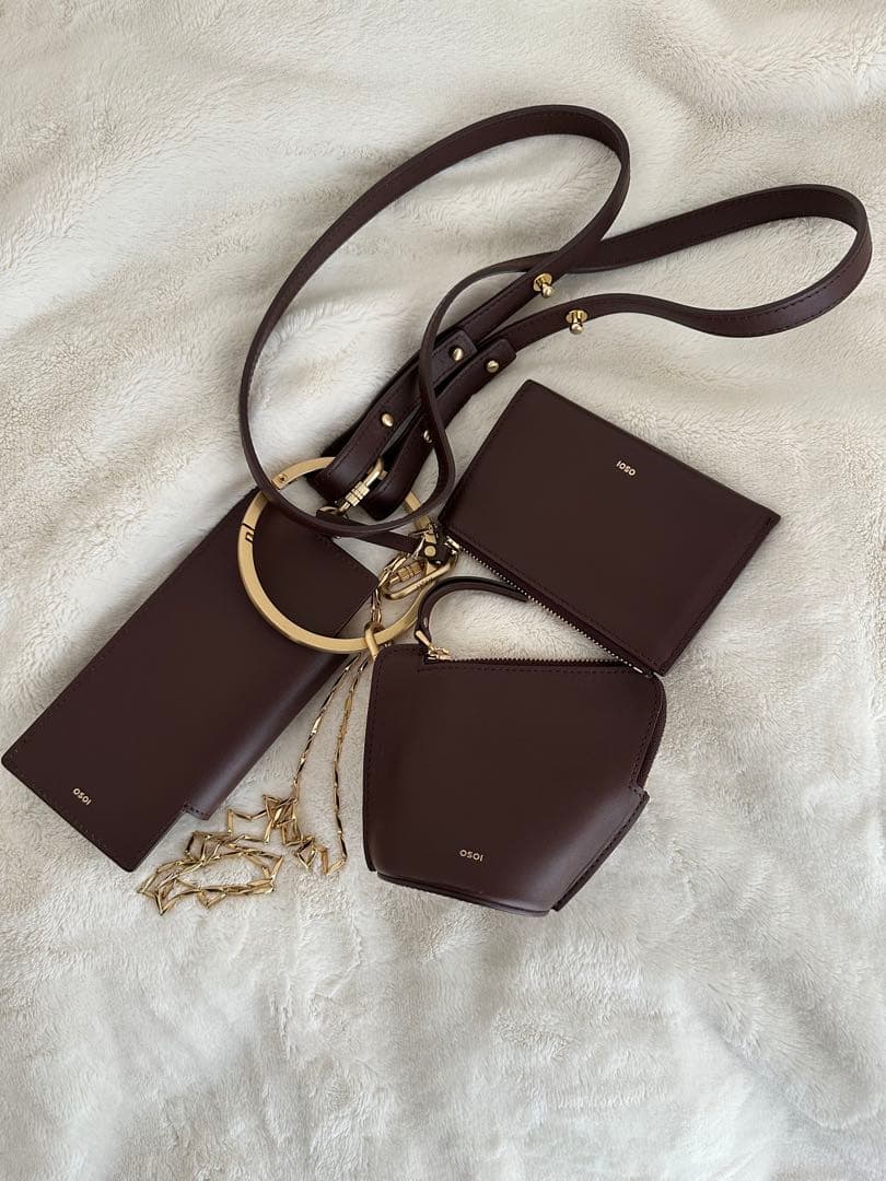 osoi オソイ バングルリングバッグ ショルダーストラップ付