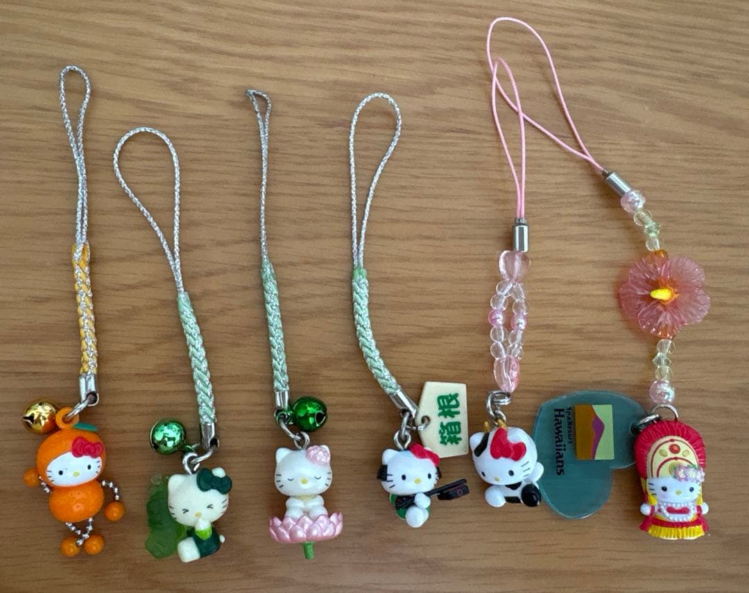 ご当地キティ　ストラップ 6個セット