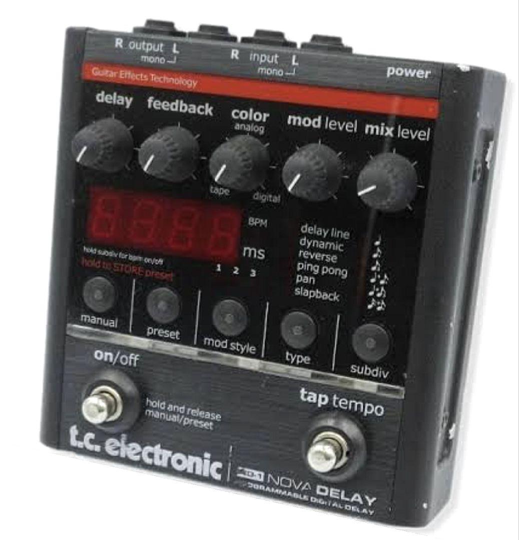 【箱・説】t.c. electronic ND-Nova Delayエフェクター