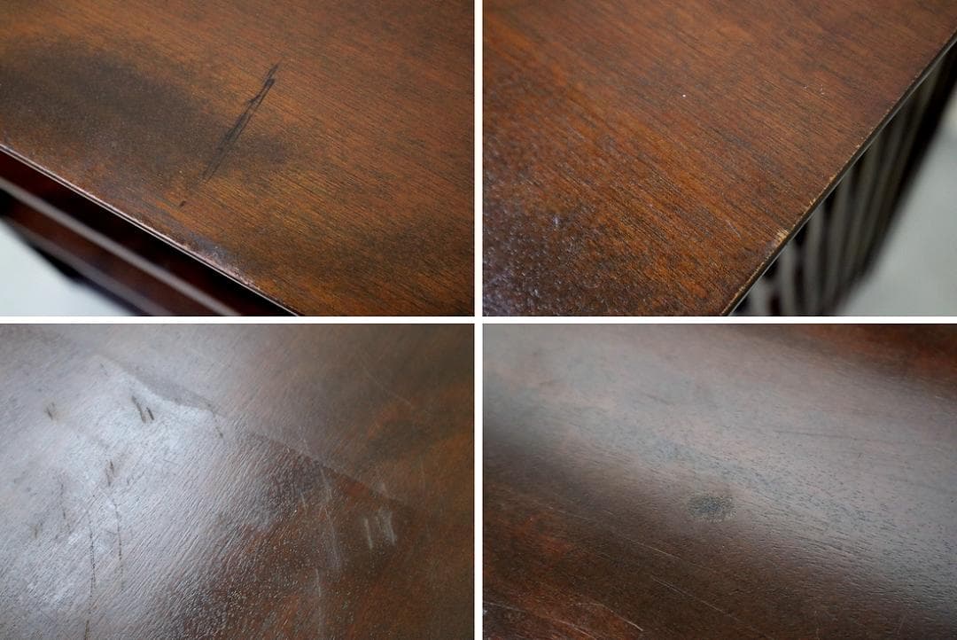 松本民芸家具 117型 書棚 本棚 飾り棚 棚 シェルフ 格子 水目桜 無垢材