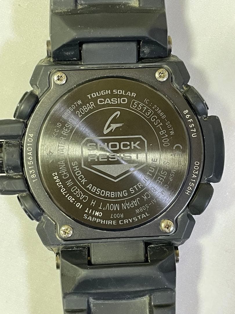CASIO G-SHOCK G-STEEL GST-B100 タフソーラー